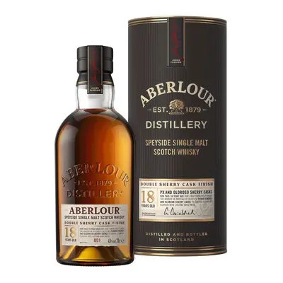 Whisky Aberlour 18y Double Sherry Cask gT 43%0.70l