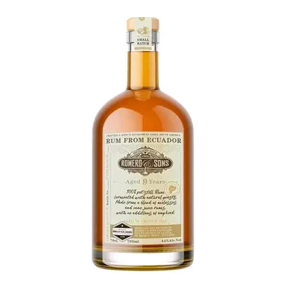 Romero & Sons 9y 100% Pot Still 0.7l