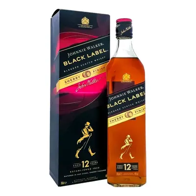 Johnnie Walker Whisky J.Walker Black label Sherry Cask 12y gB 40%0.70l