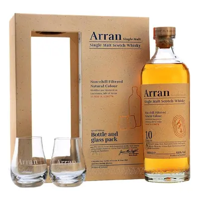 Whisky Arran 10y + 2sklo gB 46%0.70l