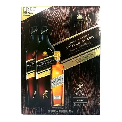 Johnnie Walker Double Black & 0.2l Gold 2x1l