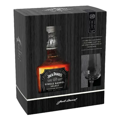 Jack Daniels Single Barrel se skleničkou 0.7l