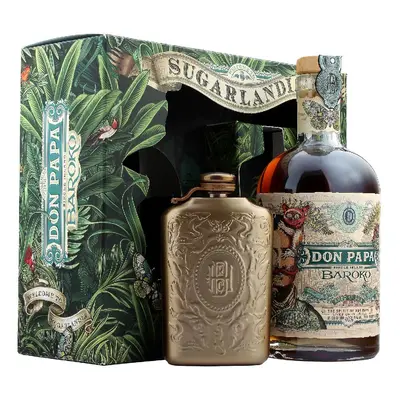 Don Papa Baroko & Hip Flask 0.7l