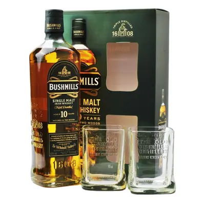 Bushmills 10y se skleničkama 0.7l