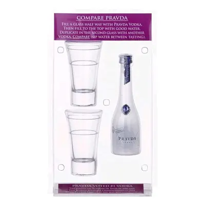 Pravda Original Vodka set 0.05l