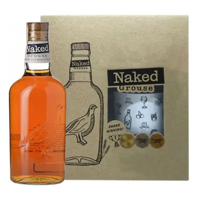 Naked Famous Grouse set s hrnkem 0.7l