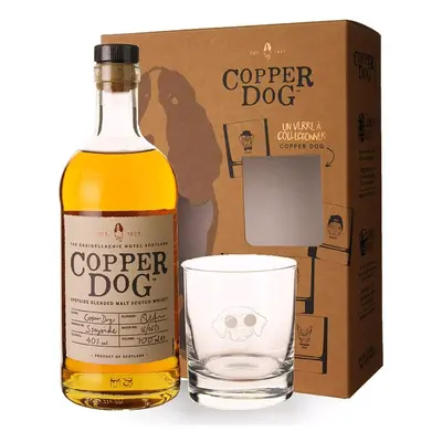 Copper Dog Blended Malt se skleničkou 0.7l