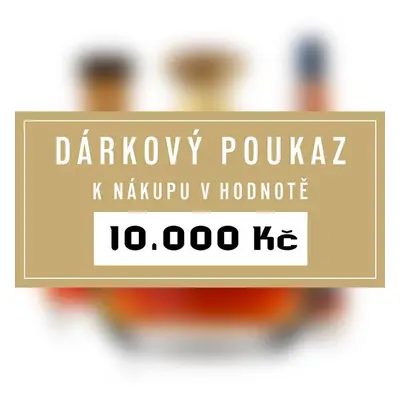 Dárkový poukaz 10000 Kč