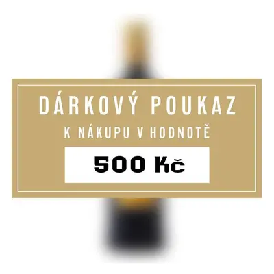 Dárkový poukaz 500 Kč