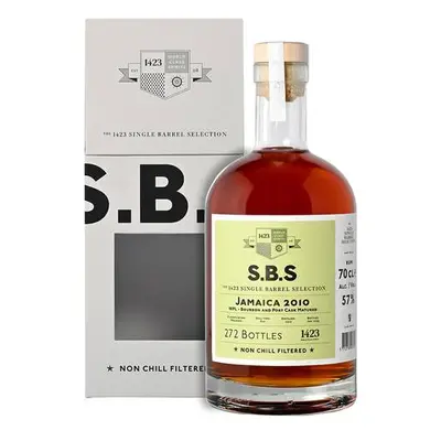 S.B.S. Jamaica 2010 WPL Bourbon and Port Cask Matured 57,0% 0,7 l