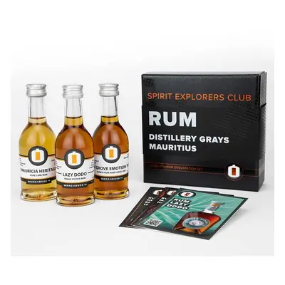 Spirit Explorers Club Distillery Grays Mauritius Mini Pack 44,0% 0,12 l