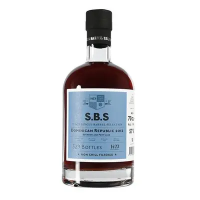 S.B.S. Dominican Republic 2012 Bourbon and Port Cask 57,0% 0,7 l