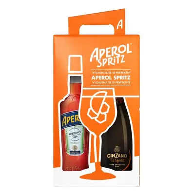 Aperol + Cinzano To-Spritz Gift Box 11,26% 1,45 l