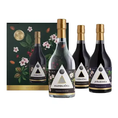 Ratafia Almond Spirit Tripack Gift Box 23,0% 1,5 l