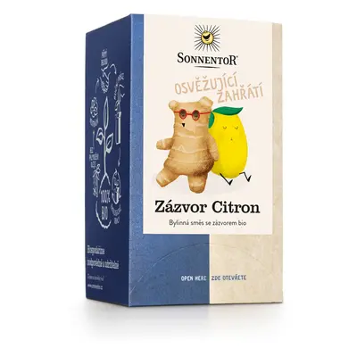 Zázvor Citron bio 32,4g porc. dvoukomorový