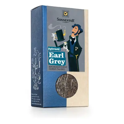 Vybraný Earl Grey bio, aromatizovaný černý čaj, 90g syp.