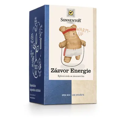 Zázvor Energie bio 32,4 g, porc. dvoukomorový