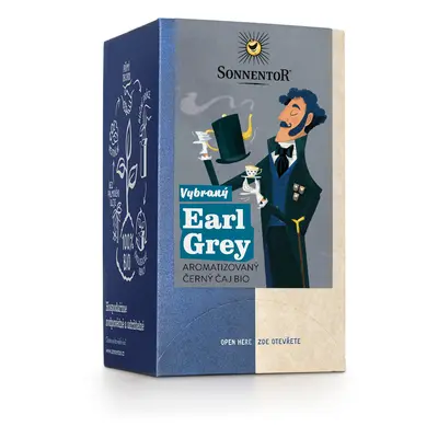 Vybraný Earl Grey bio, aromatizovaný černý čaj 27 g porc. dvoukomorový