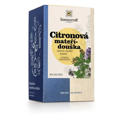 Citronová mateřídouška bio 18 g, porc. dvoukomorový