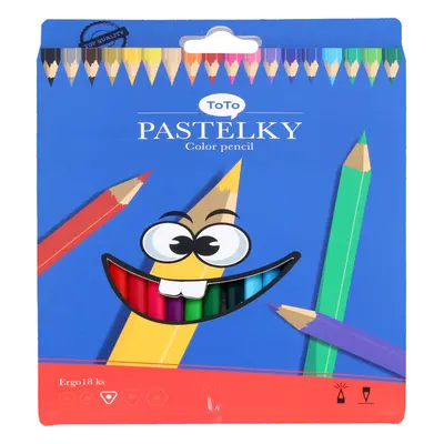 Pastelky ERGO 18 ks