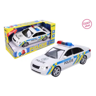 Policejní auto s efekty 24 cm - Český obal