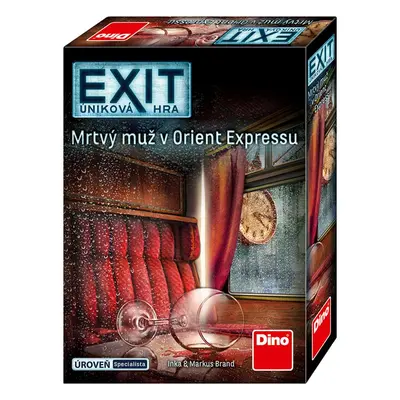 Dino Exit Úniková hra Mrtvý muž v Orient expresu