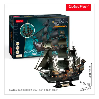 Puzzle 3D Queen Anne's Revenge / led - 293