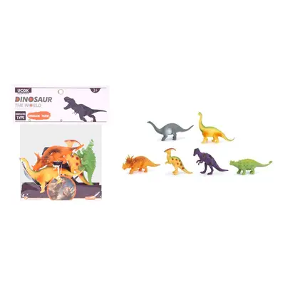 Zvířátka figurky dinosauři 6 ks set 15 cm