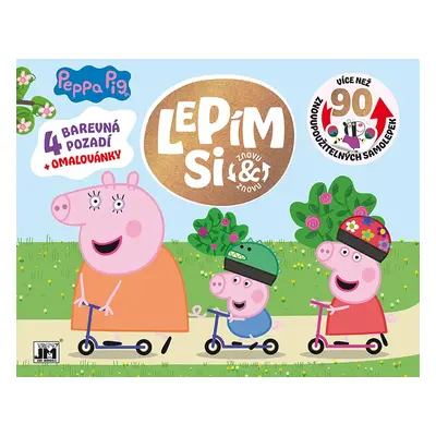 Lepím si znovu a znovu Prasátko Peppa