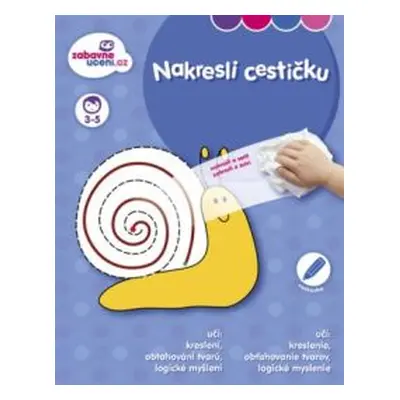 Stíratelný sešit - Nakresli cestičku