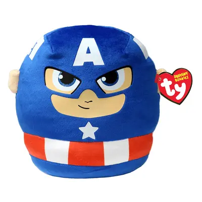 Ty Squishy Beanies Marvel CAPTAIN AMERICA, 22 cm (1)