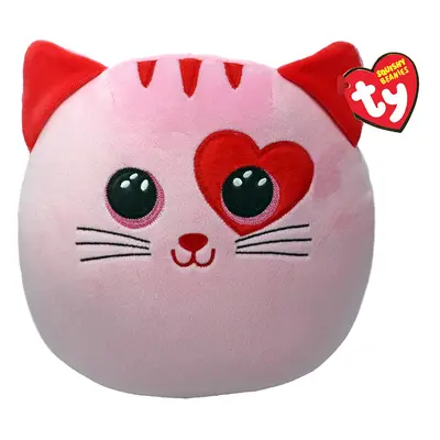 Ty Squishy Beanies FLIRT, 22 cm - pink cat (1)