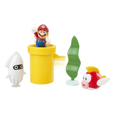 Super Mario Set figurek dioráma 6 cm