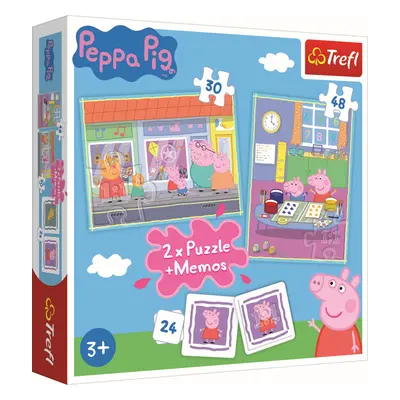 Trefl Puzzle + Pexeso Peppa Pig