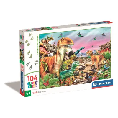 Clementoni Puzzle 104 země dinosaurů