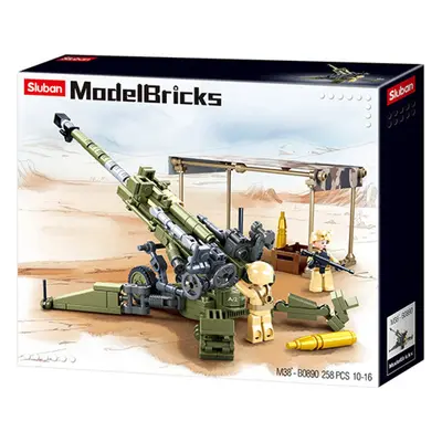 Sluban Army Model Bricks M38-B0890 M777 Howitzer