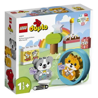 LEGO DUPLO 10977 Moje první štěňátko a koťátko vydávající zvuky