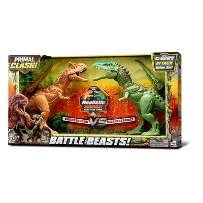 Primal Clash! Dino bitva set Carnotaurus VS Gigantosaurus 21 cm