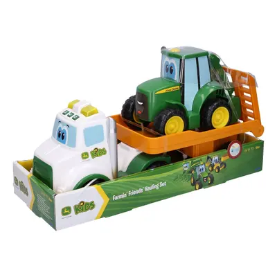 JD Kids John Deere - Traktor Johnny s tahačem 37 cm