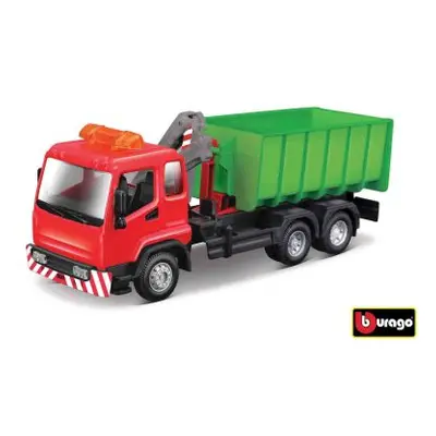 Bburago 1:43 servisní vozidlo Hooklift and Crane Truck