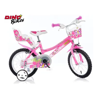 Dino Bikes Dětské kolo 14" růžové 2017