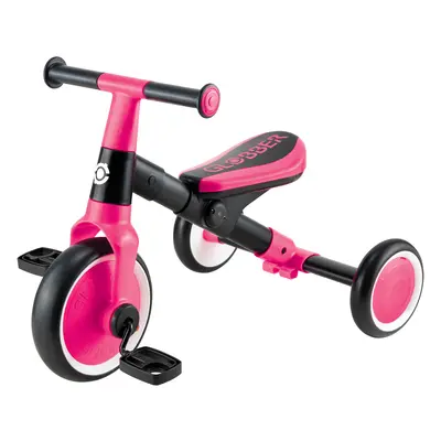 Globber Odrážedlo dětské tříkolové Learning Trike - Fuchsia Pink