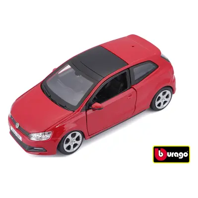 Bburago 1:24 VW Polo GTI Mark 5 červené 18-21059