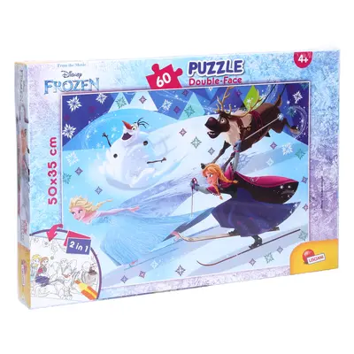 FROZEN II Puzzle 60 oboustranné 50x35 cm 2v1