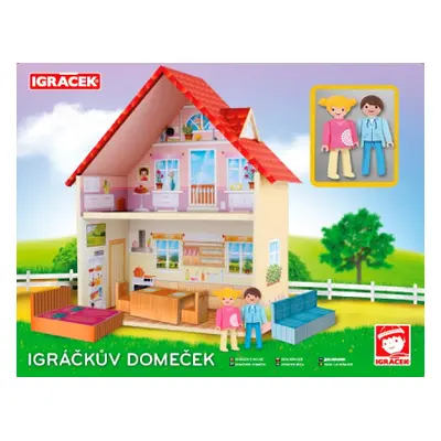 Igráčkův domeček + 2 x Igráček, nábytek