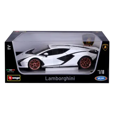 Bburago 1:18 TOP Lamborghini Sián FKP 37 White/Black