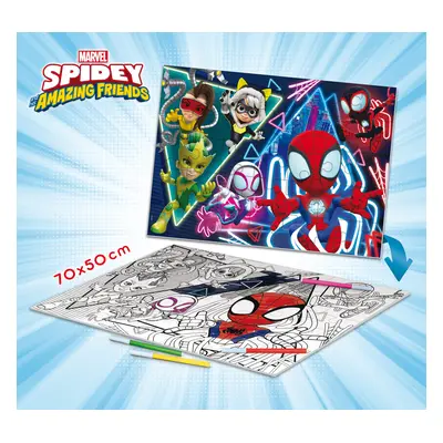 Spider-man Spidey Puzzle MAXI-FLOOR 70x50cm 35 dílků dílků