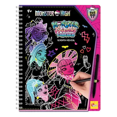 Monster High Vyškrabávací omalovánky Kamarádky navždy