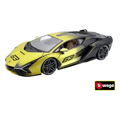 Bburago 1:18 TOP Lamborghini Sian FKP 37 yelow