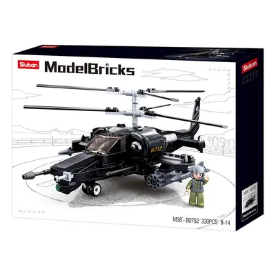 Sluban Model Bricks Army M38-B0752 Bojový vrtulník